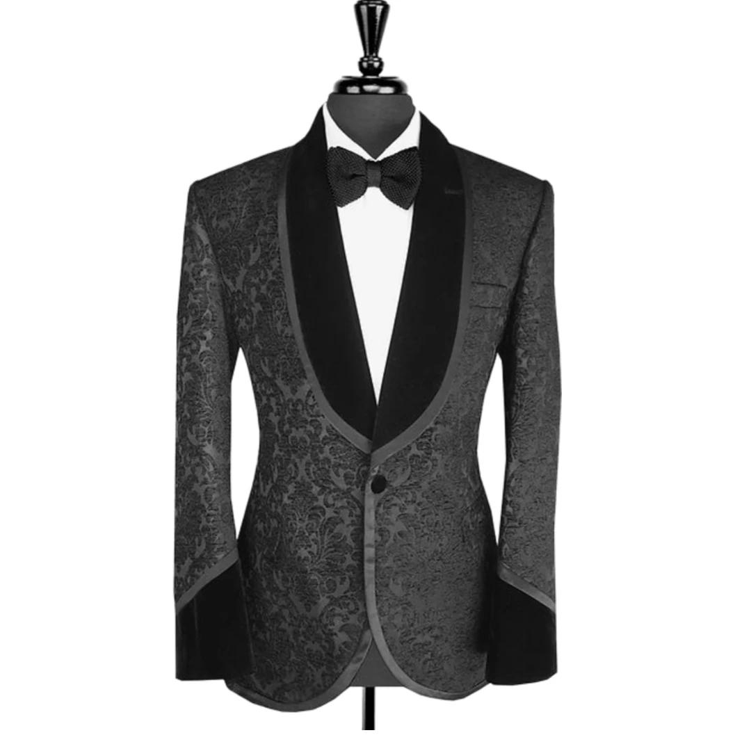 Veste de Mariage en Jacquard pour Homme