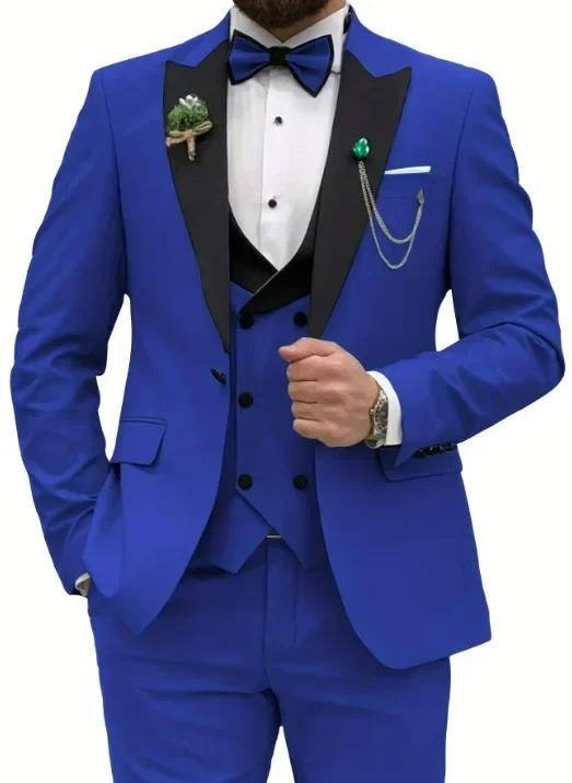 Costume Trois Pièces Décontracté pour Homme