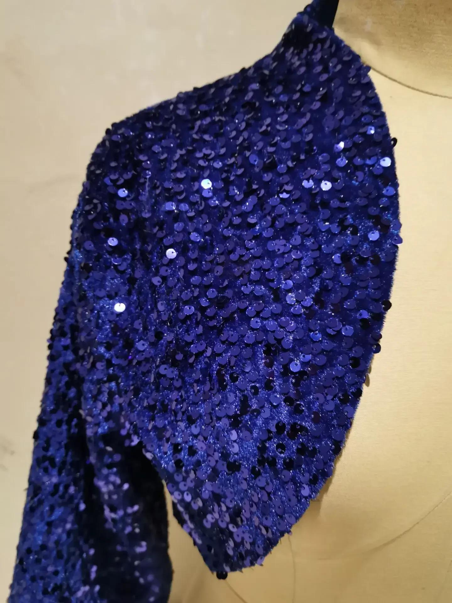 Veste de mariage bleu Royal