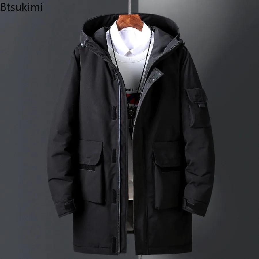 Vestes longues en coton pour hommes
