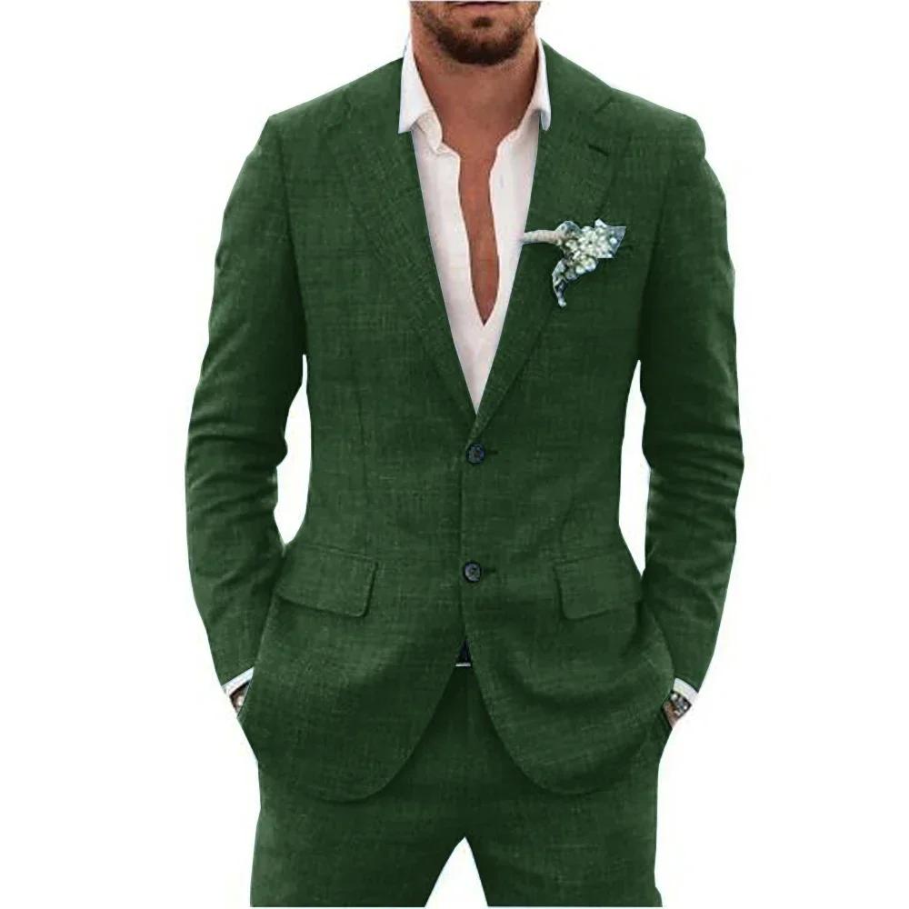 Costumes en lin de haute qualité pour hommes