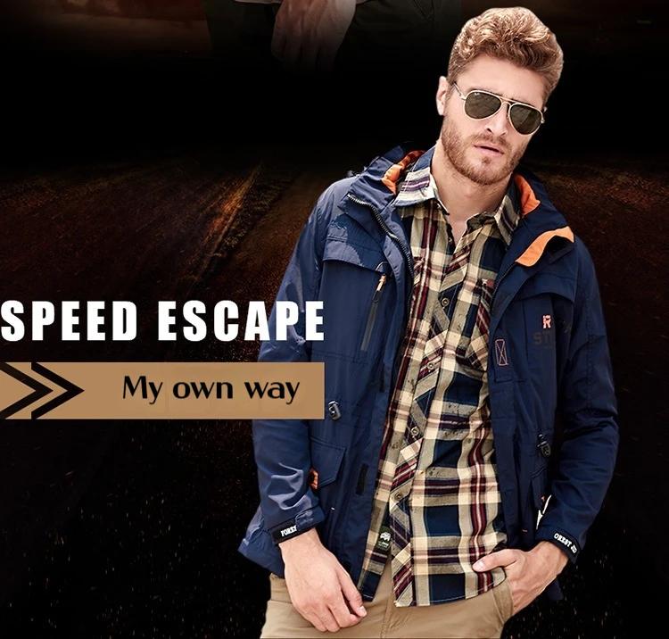 Veste militaire coupe-vent et imperméable pour printemps et automne