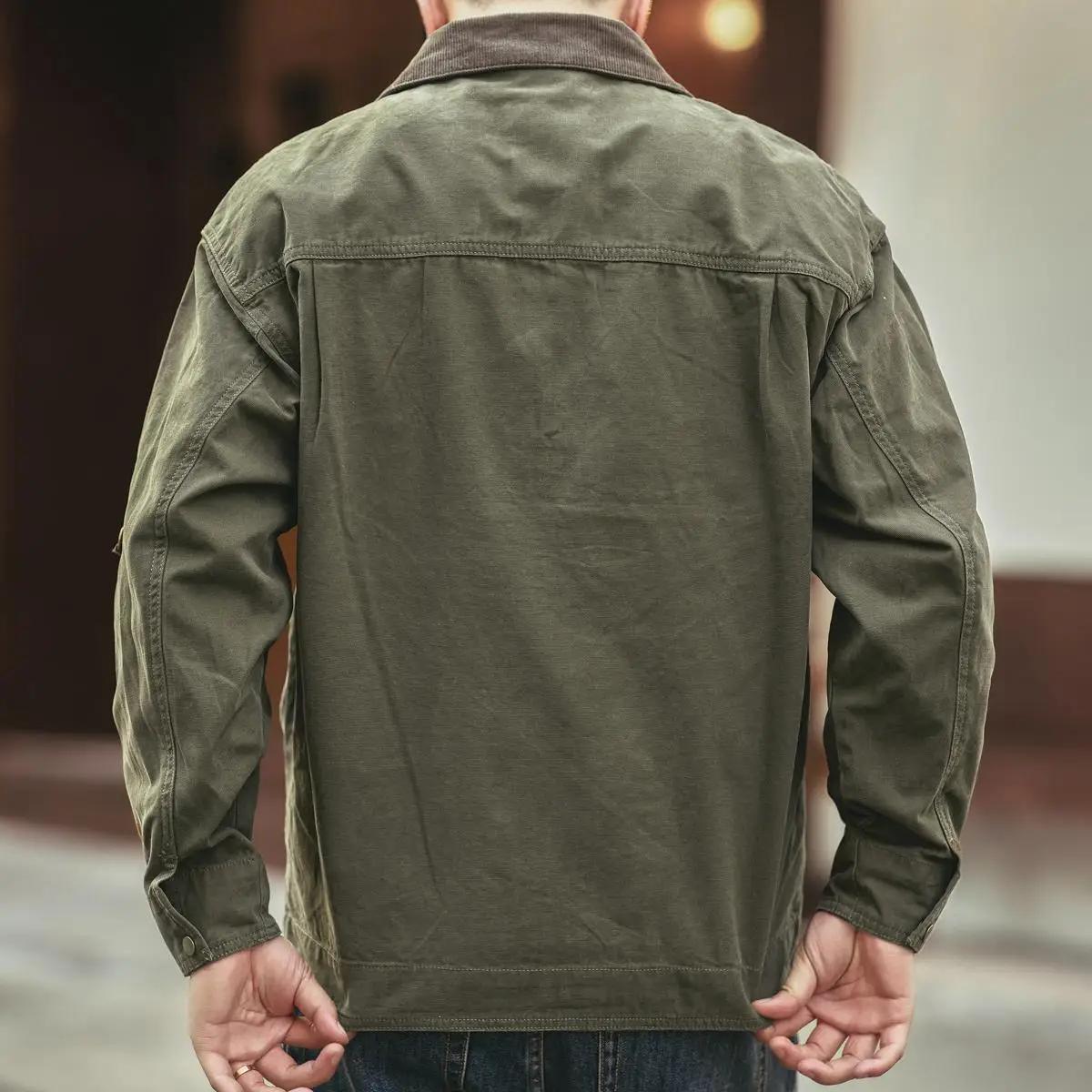 American RapRetro-Veste d'outillage à manches longues pour hommes