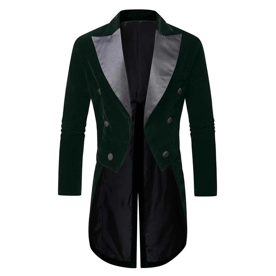 Veste de smoking élégante en velours noir pour hommes – Vêtements de cérémonie pour banquets