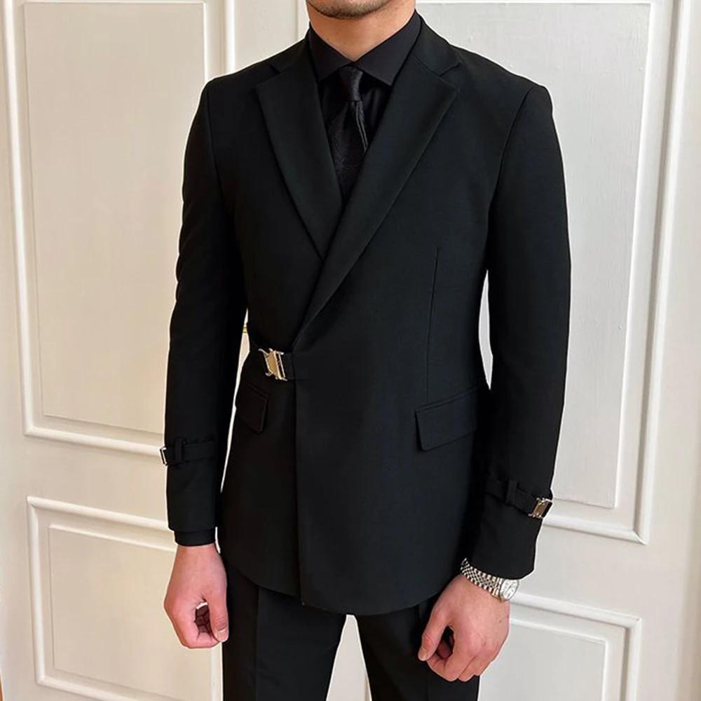 Veste de costume de Style britannique pour homme
