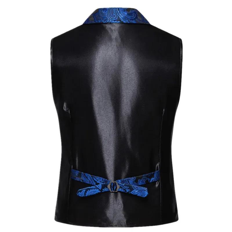 Manteau en fibre Jacquard bleu pour hommes