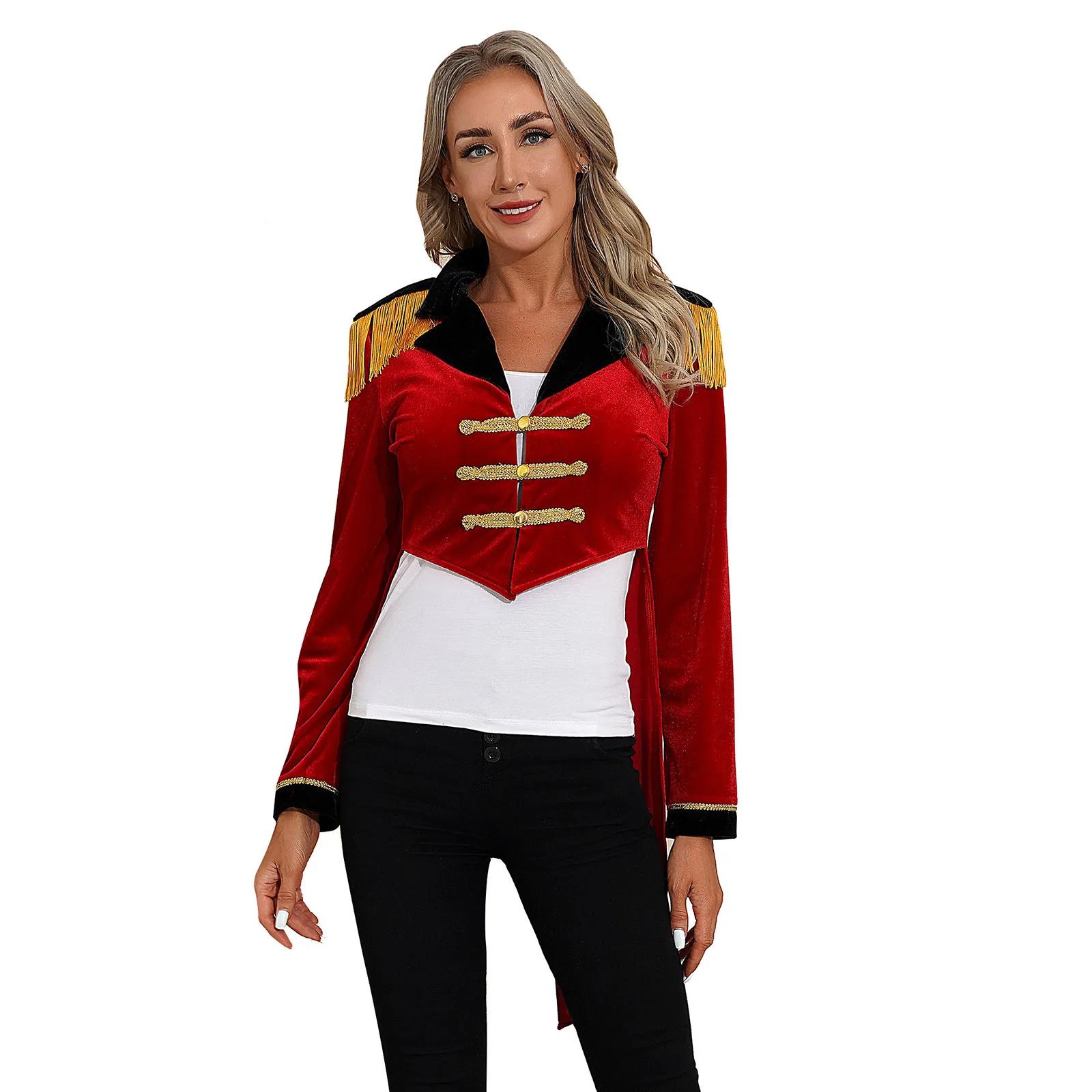 Costume de smoking en velours LYus pour femme