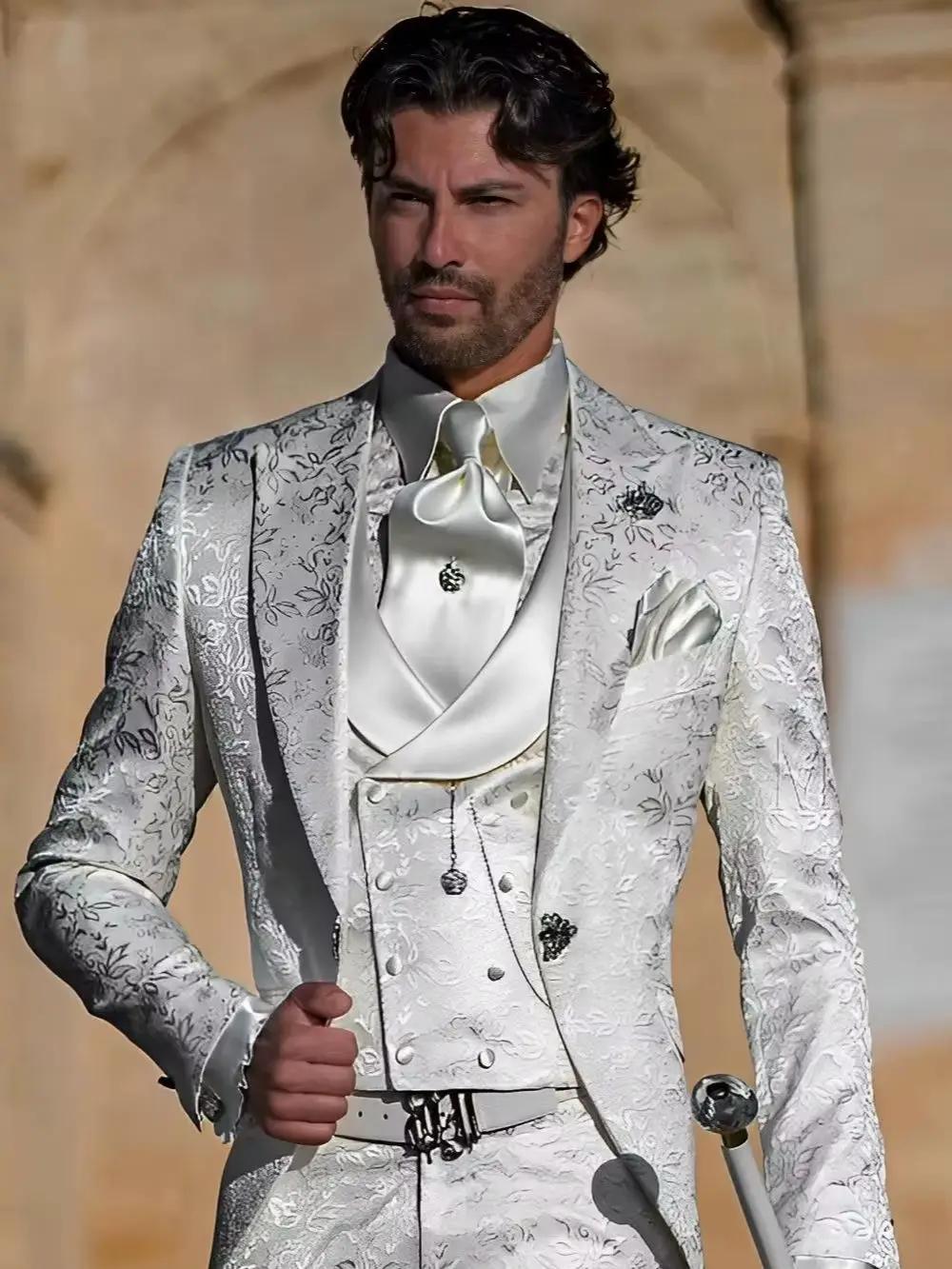 Costume Jacquard pour hommes
