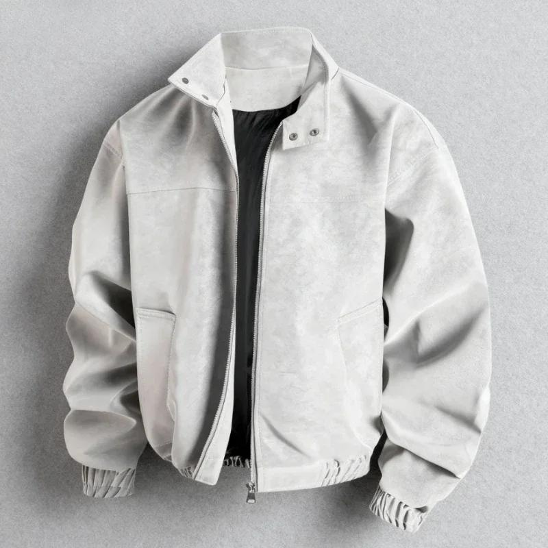 2025 hommes veste en cuir moto
