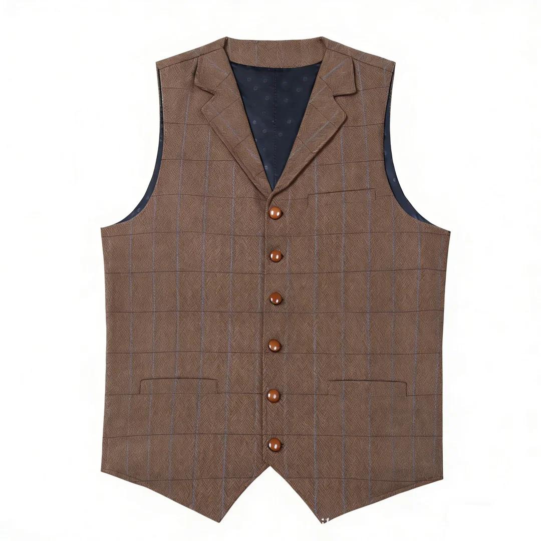 Gilets pour hommes Costume en Tweed Vêtements d'affaires