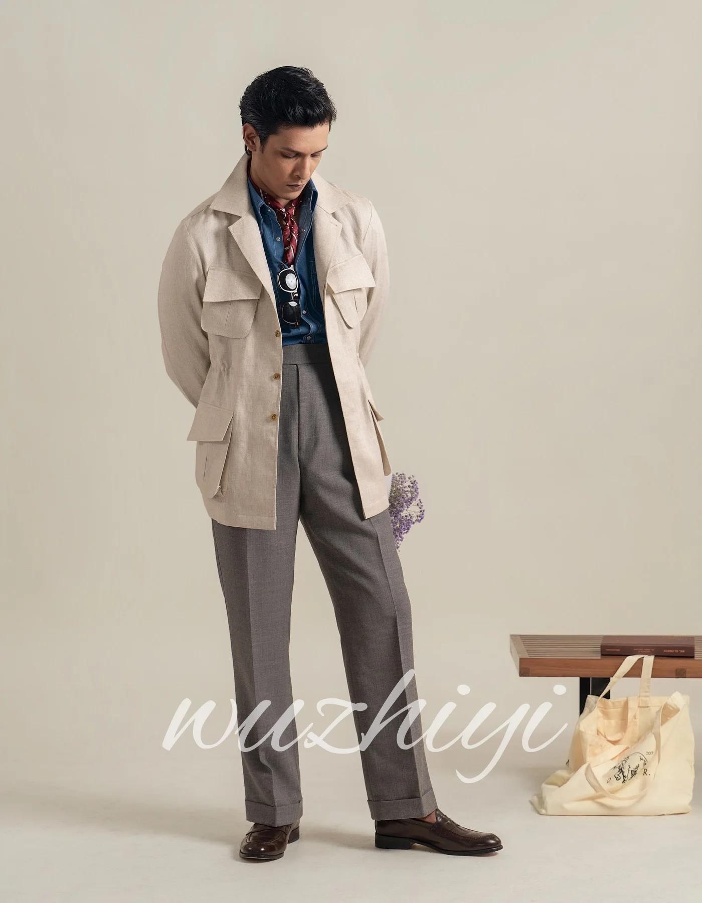 Costumes vintage orange pour hommes