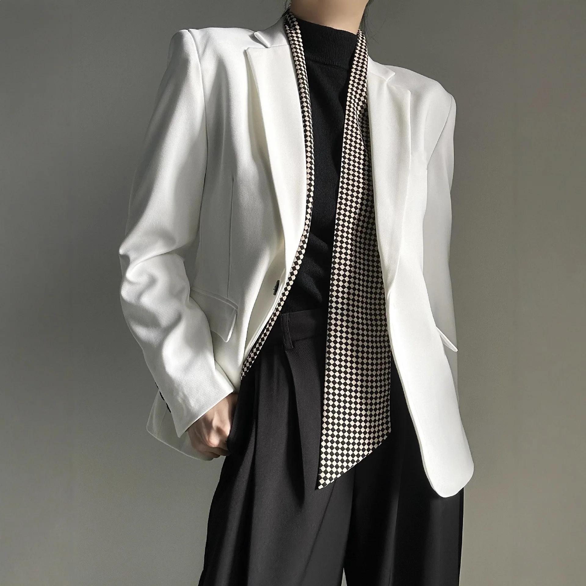 Veste de costume décontractée blanche pour homme