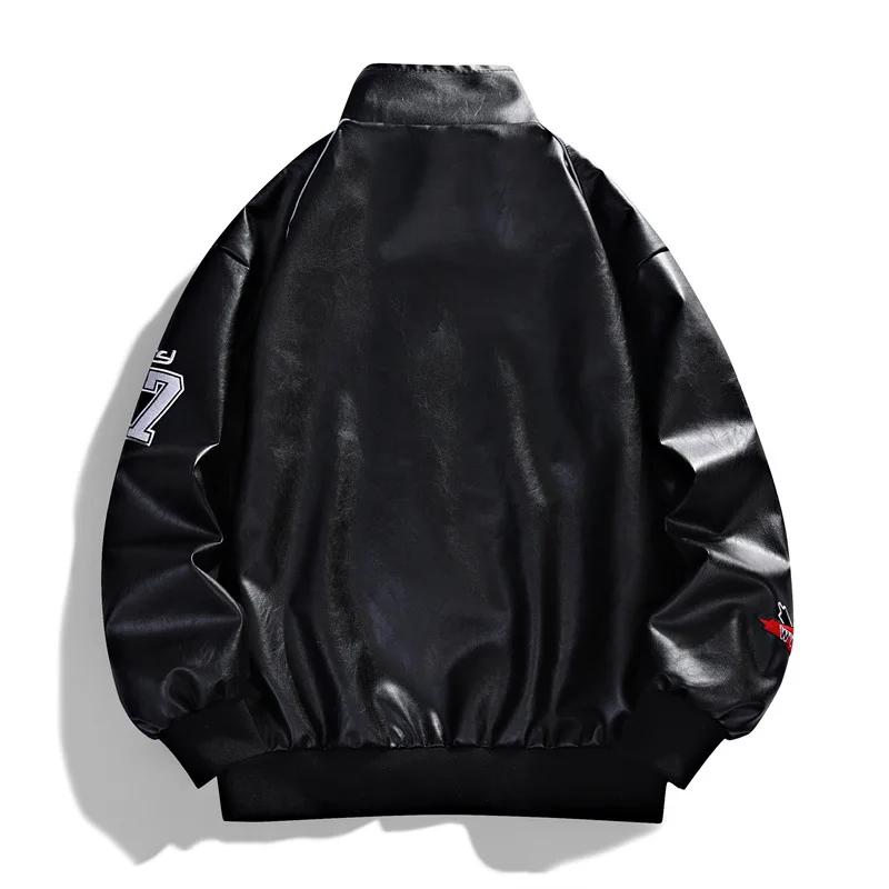 Vestes de moto en cuir pour hommes