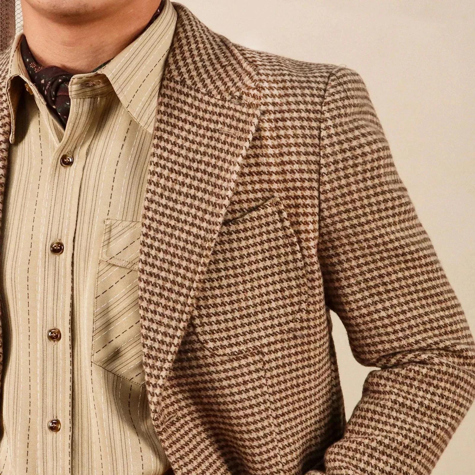 Veste de costume rétro pour hommes
