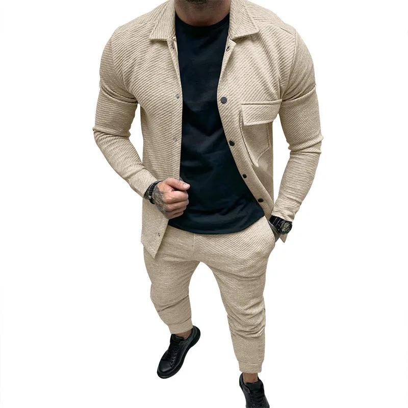 Ensemble deux pièces en jacquard pour homme