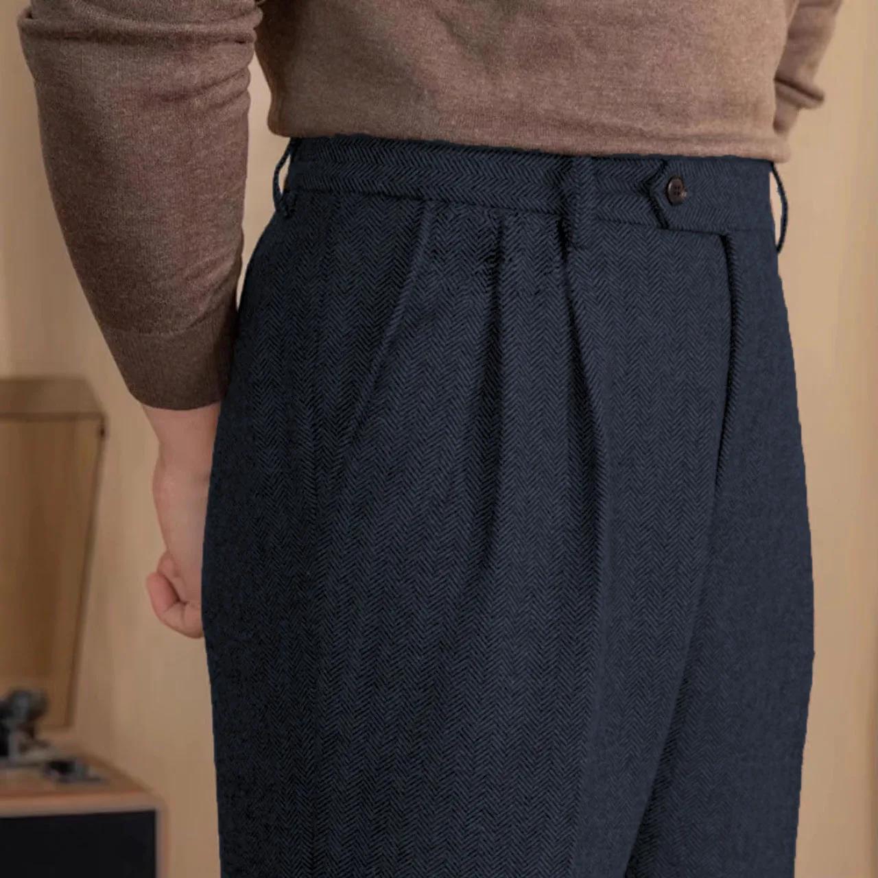 Pantalon de costume Vintage italien pour hommes