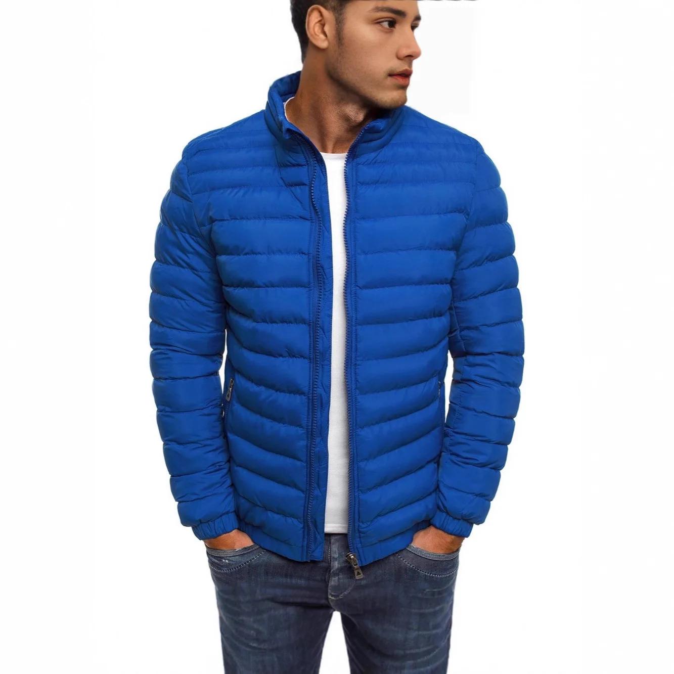Veste en coton de couleur Pure pour homme