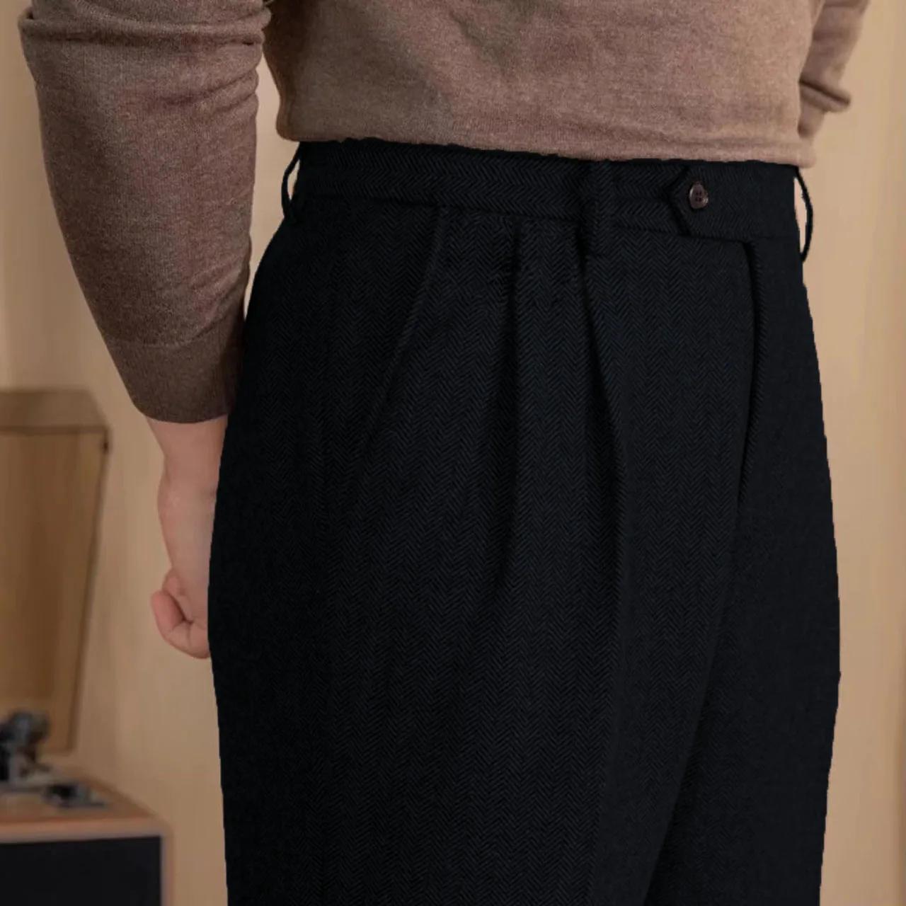 Pantalon de costume Vintage italien pour hommes