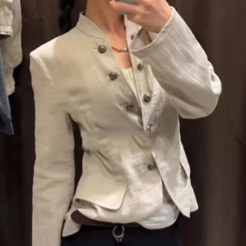Nouvelle veste de costume boutonnée de style simple