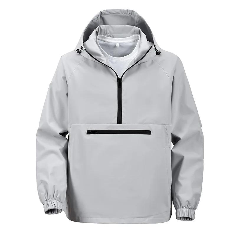 Blouson Homme Printemps 2026 Nouvelle Collection Décontracté Polyvalent Tendance à Capuche Style Utilitaire