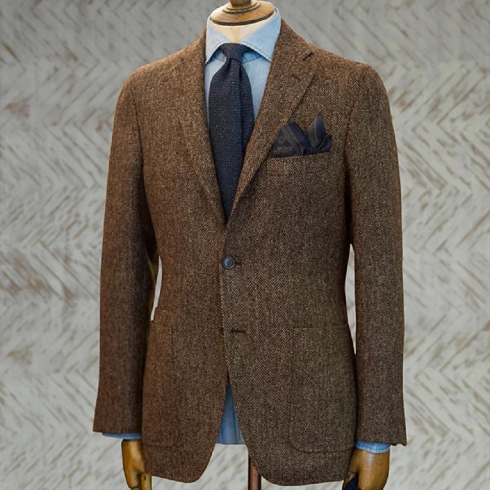 Costume pour hommes, Blazer marron