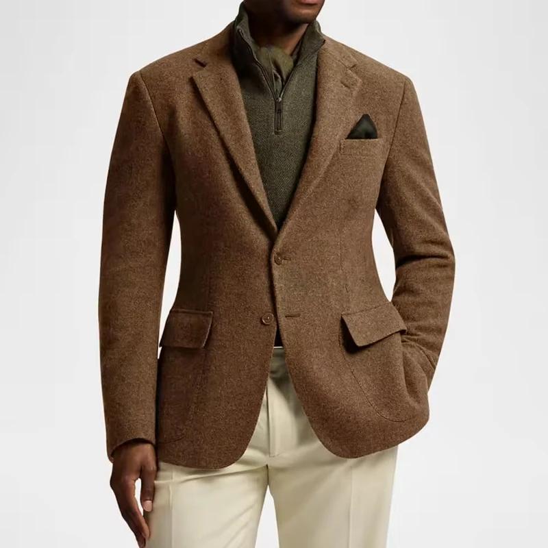 Blazer en tweed pour homme