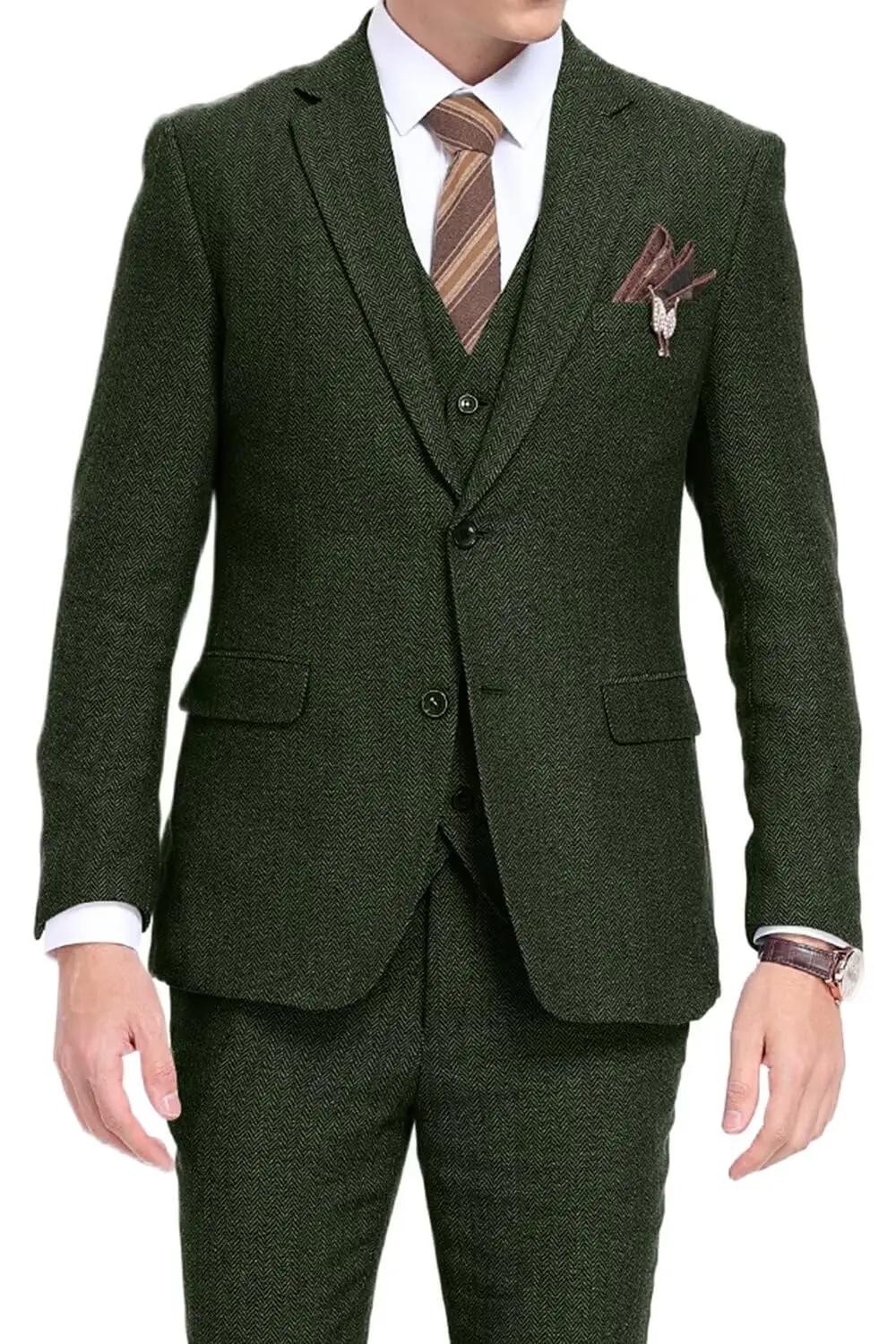 Costume à chevrons pour hommes