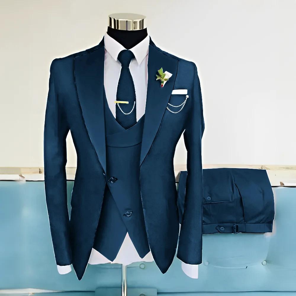 Costume bleu Royal pour hommes