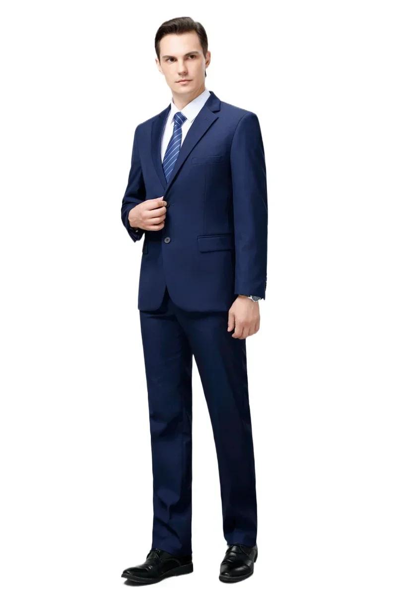 S-8XL trempée (Blazer + fj) Chemise décontractée de gentleman pour le travail