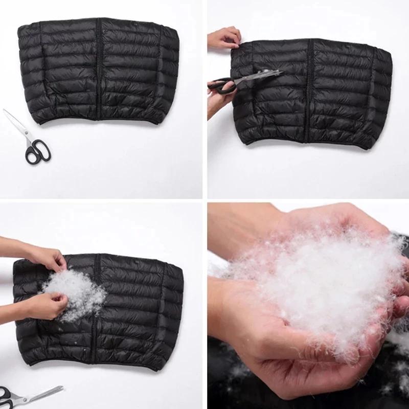 Gilet d'hiver en duvet de canard pour hommes