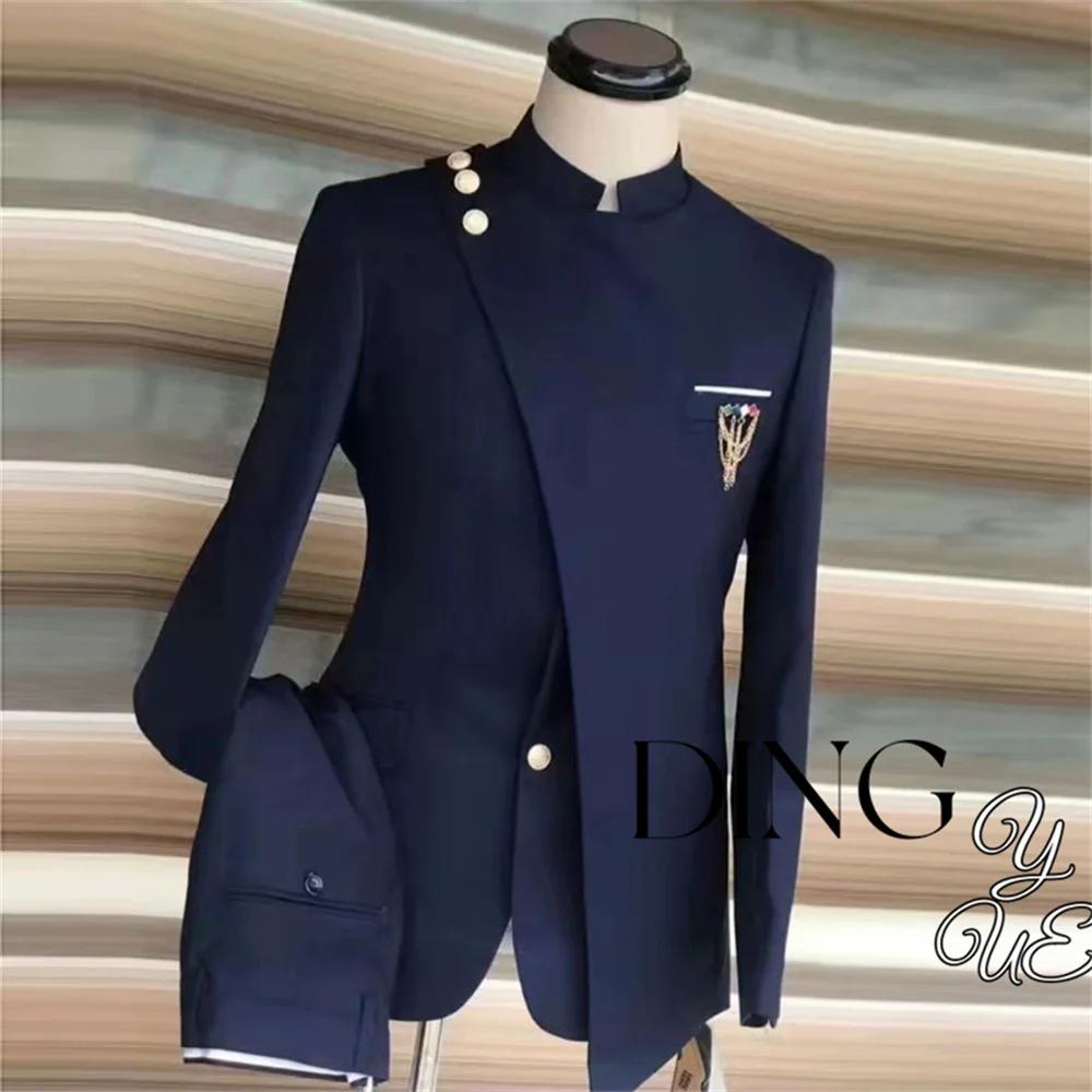 Blazer de Mariage Bleu Marine pour Homme