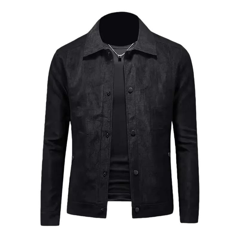 Nouvelle veste en daim pour homme