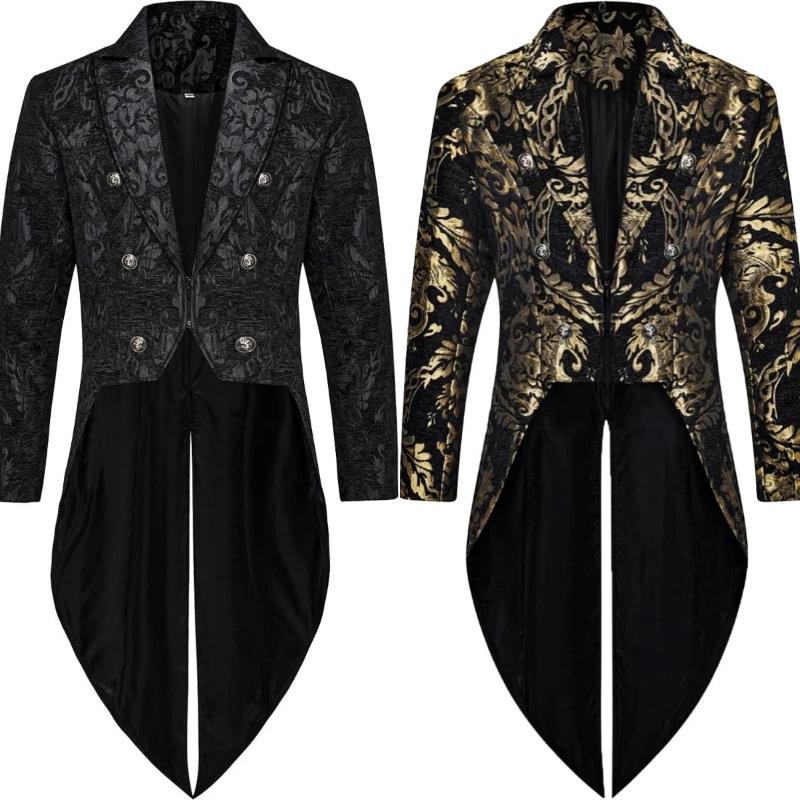 Tuxedo élégant en Jacquard doré pour hommes
