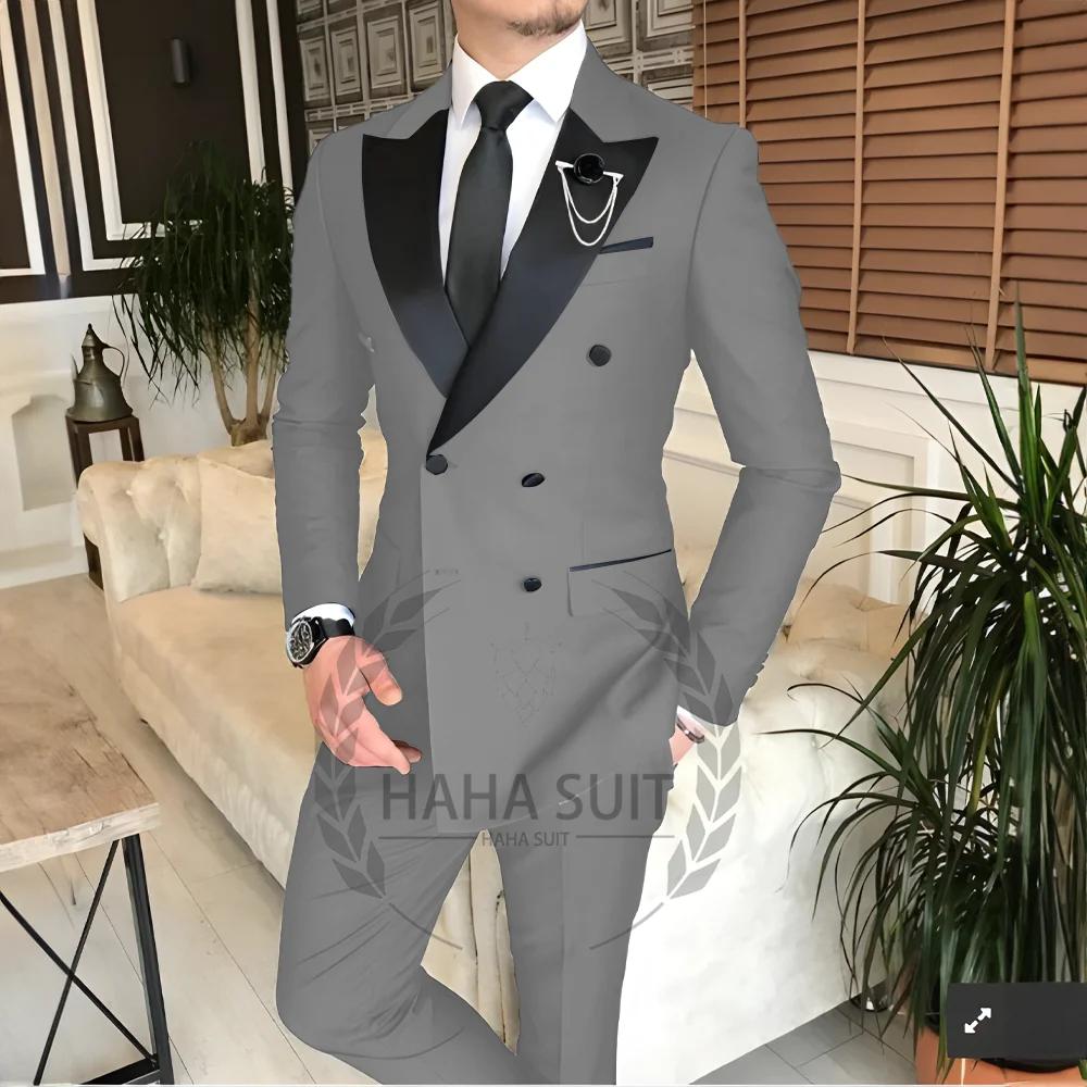 Costume pour hommes sur mesure 2 pièces vêtements mode
