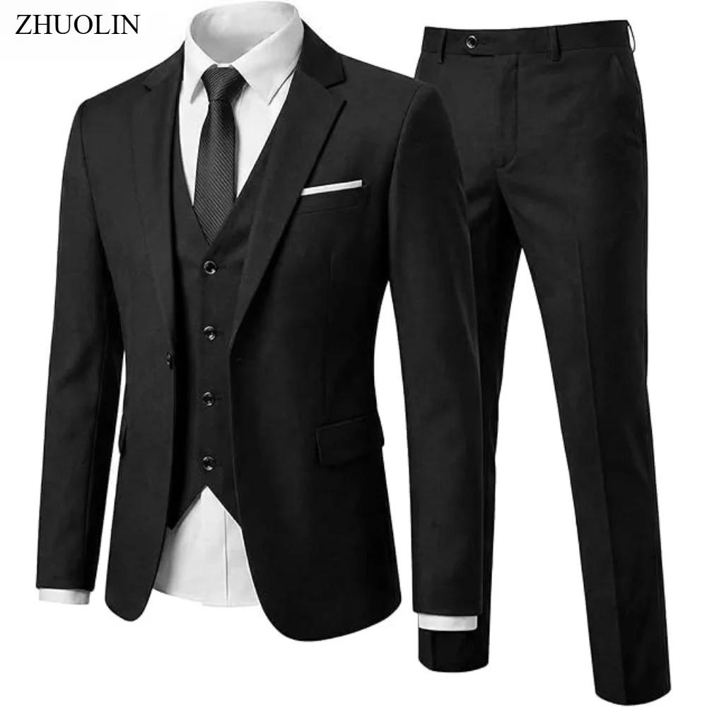 Ensemble de costume 3 pièces pour homme