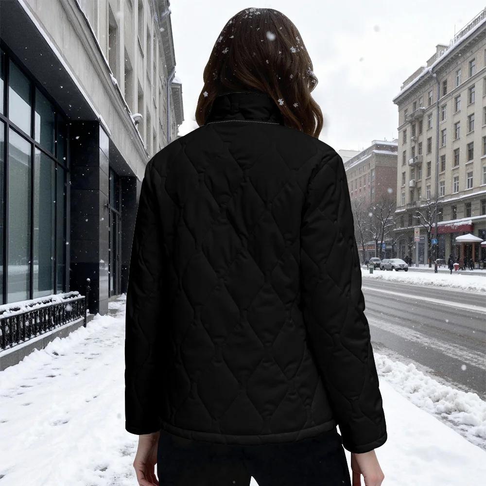Veste matelassée Black Diamond avec col montant et fermeture éclair sur le devant pour l'hiver