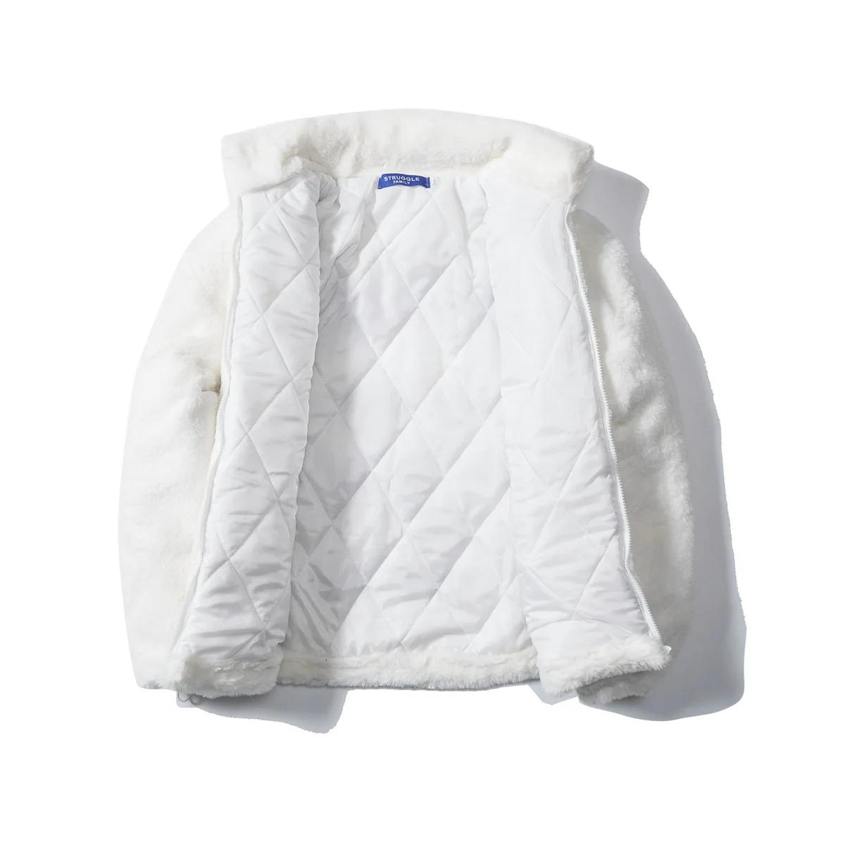 Manteau chaud brodé lettre Smile pour homme