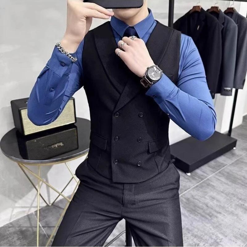 Gilet de costume d'affaires pour hommes