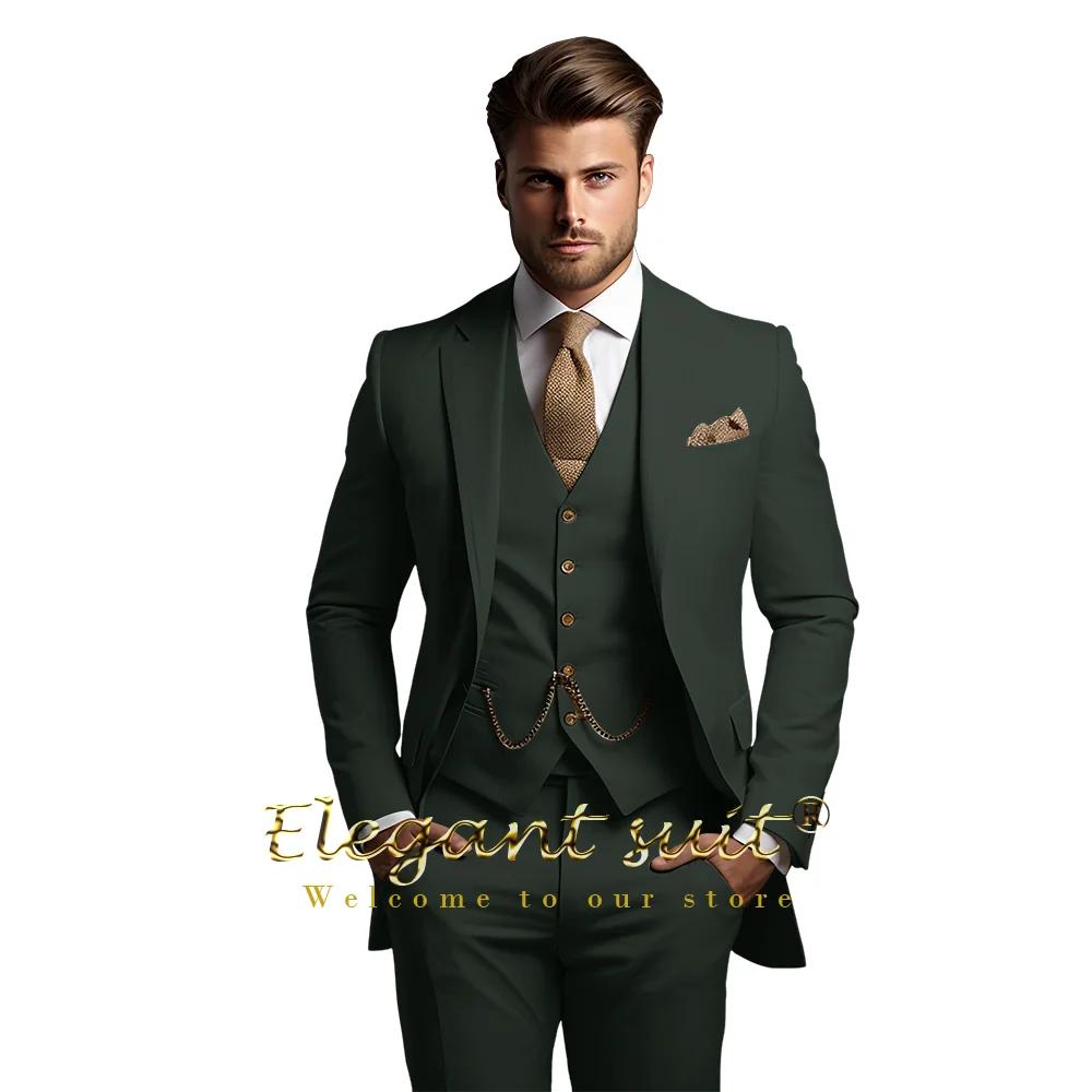 Costume trois pièces sur mesure pour homme