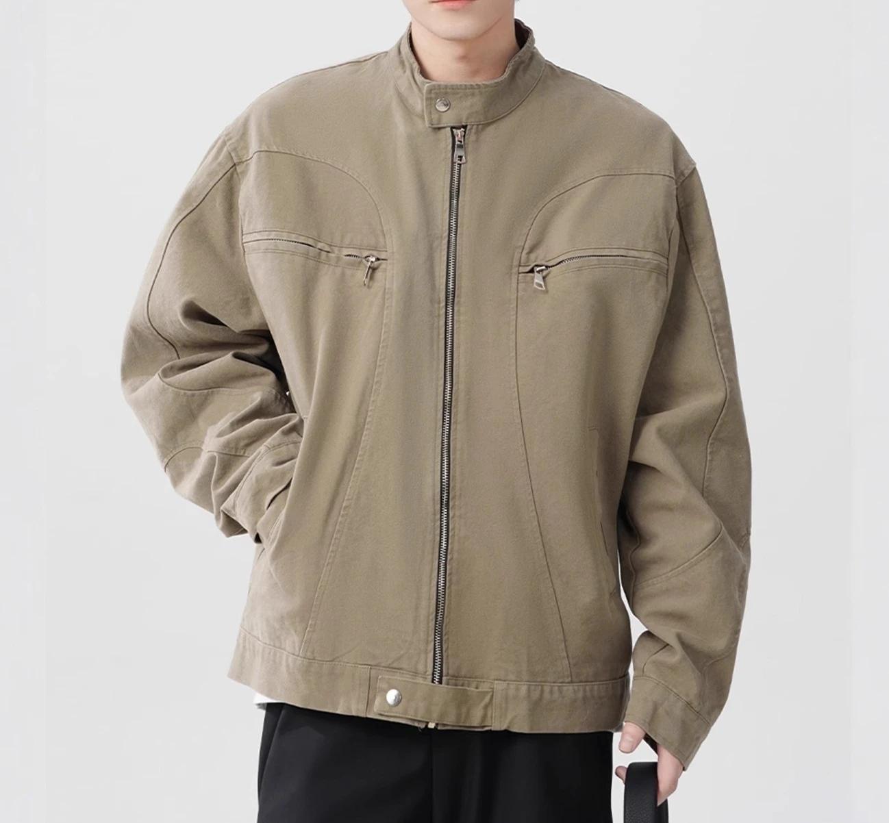 Veste Vintage 2026 pour Homme – Nouvelle Collection Printemps-Automne – Coupe Ample Décontractée – Vêtements