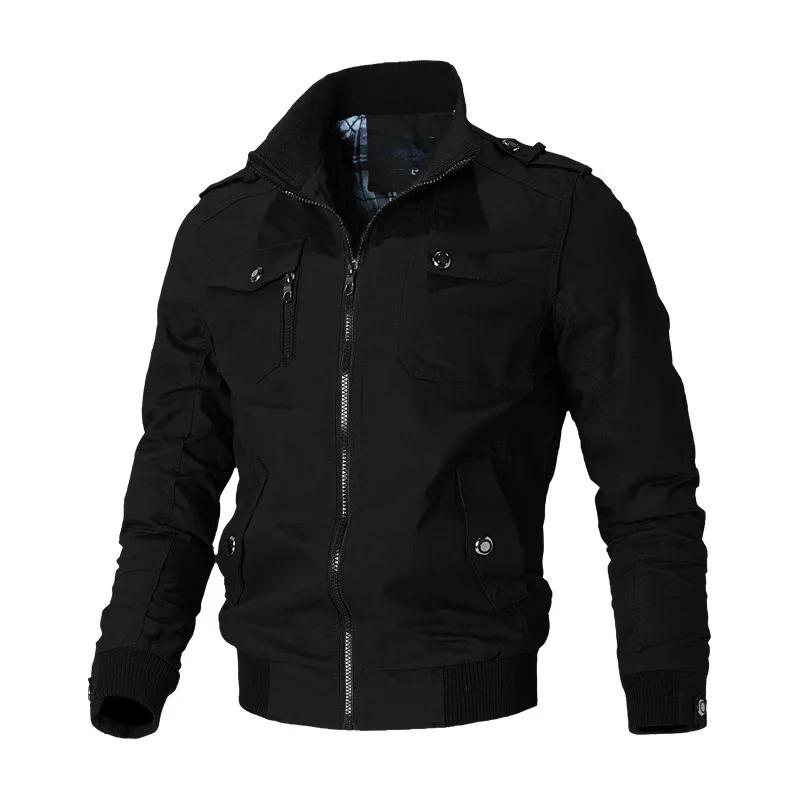 Veste Homme Automne 2026 Décontractée Coupe Slim Style Utilitaire 95% Coton