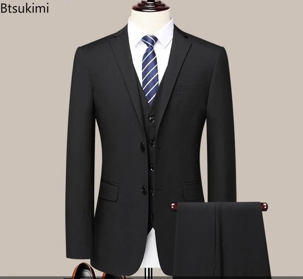 Costume d'affaires coupe cintrée pour hommes