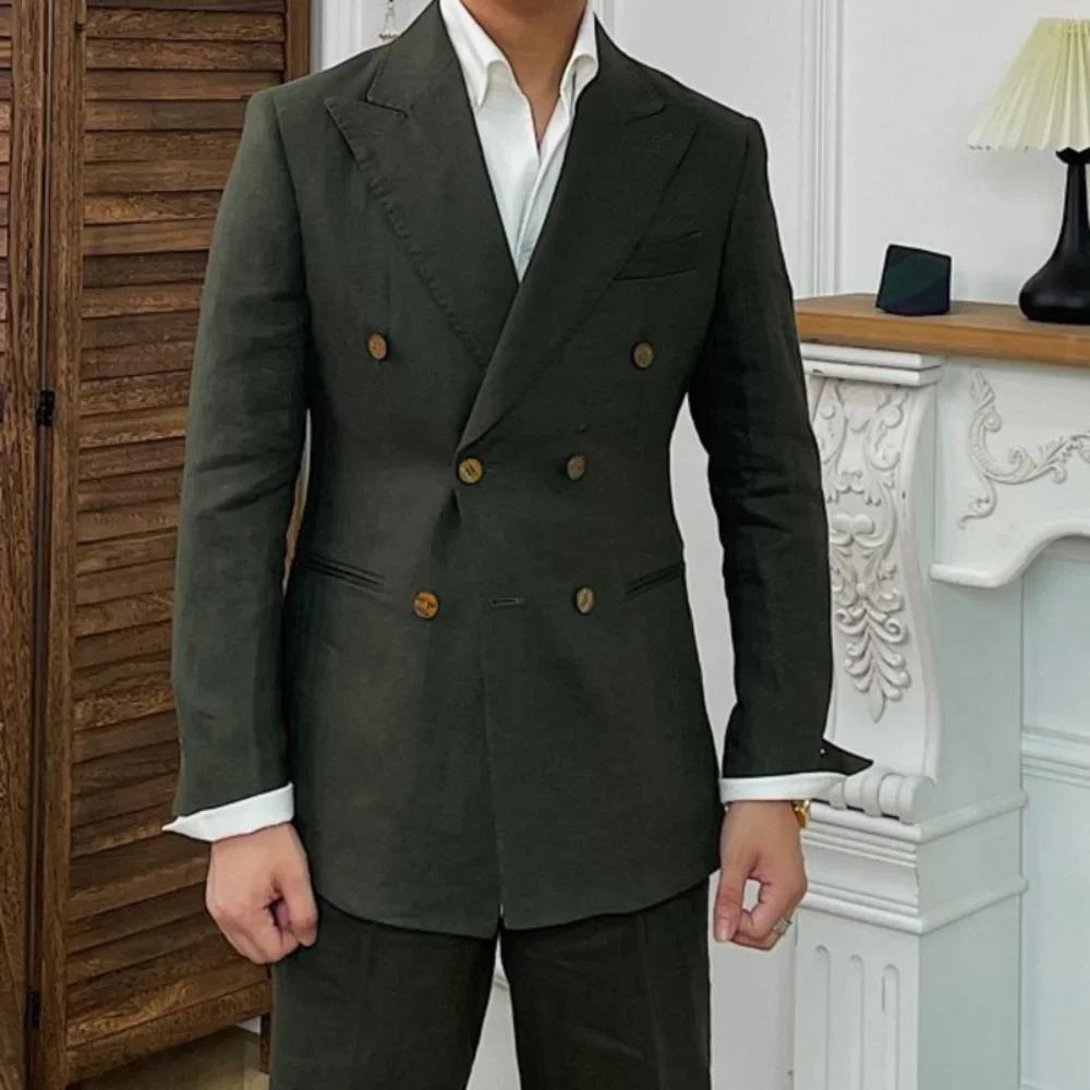Costumes en lin chic pour hommes