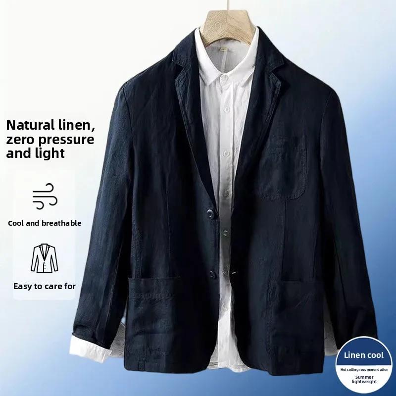 Blazer en lin anti-UV - Blazer respirant et confortable pour homme