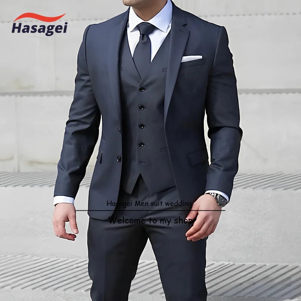 Smoking Slim Fit bleu marine pour homme