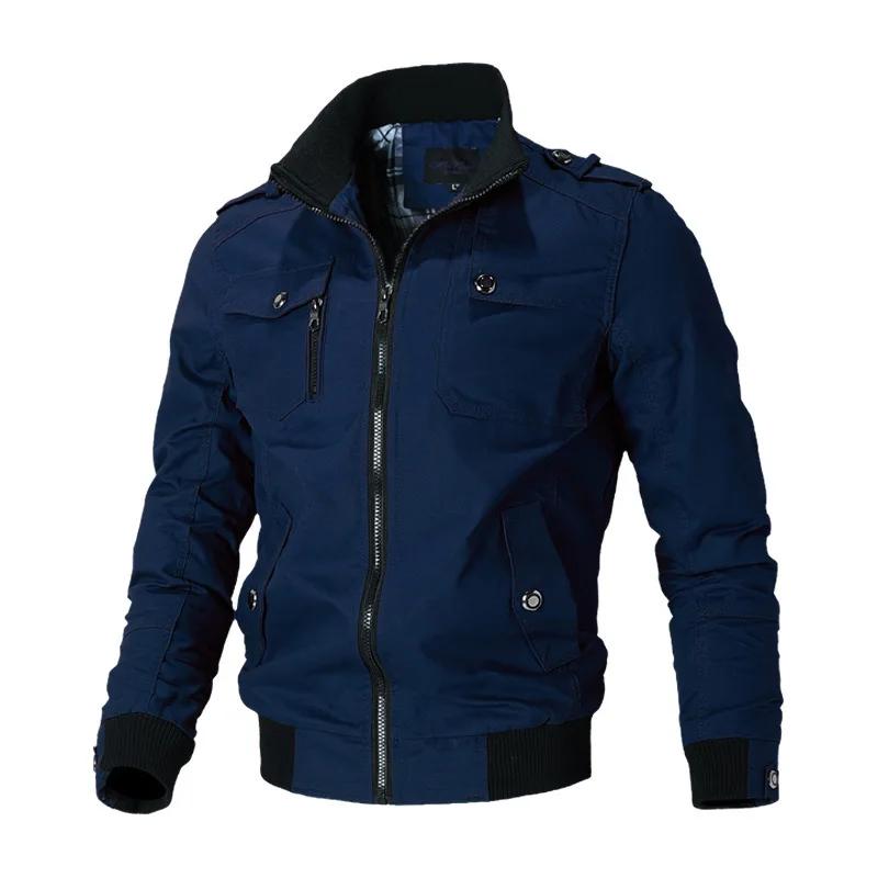 Veste Homme Automne 2026 Décontractée Coupe Slim Style Utilitaire 95% Coton