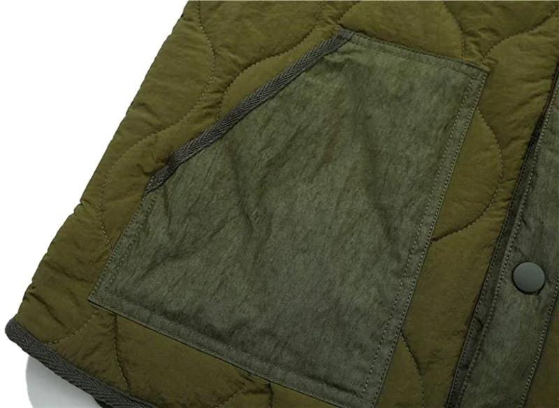 Gilet rembourré en coton Vintage pour hommes