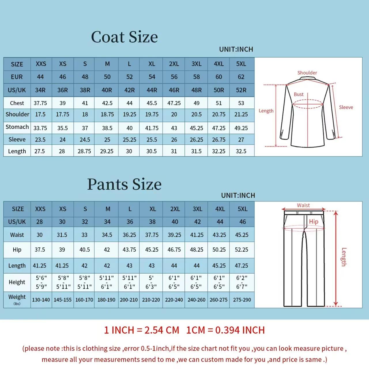 Costumes modernes pour hommes