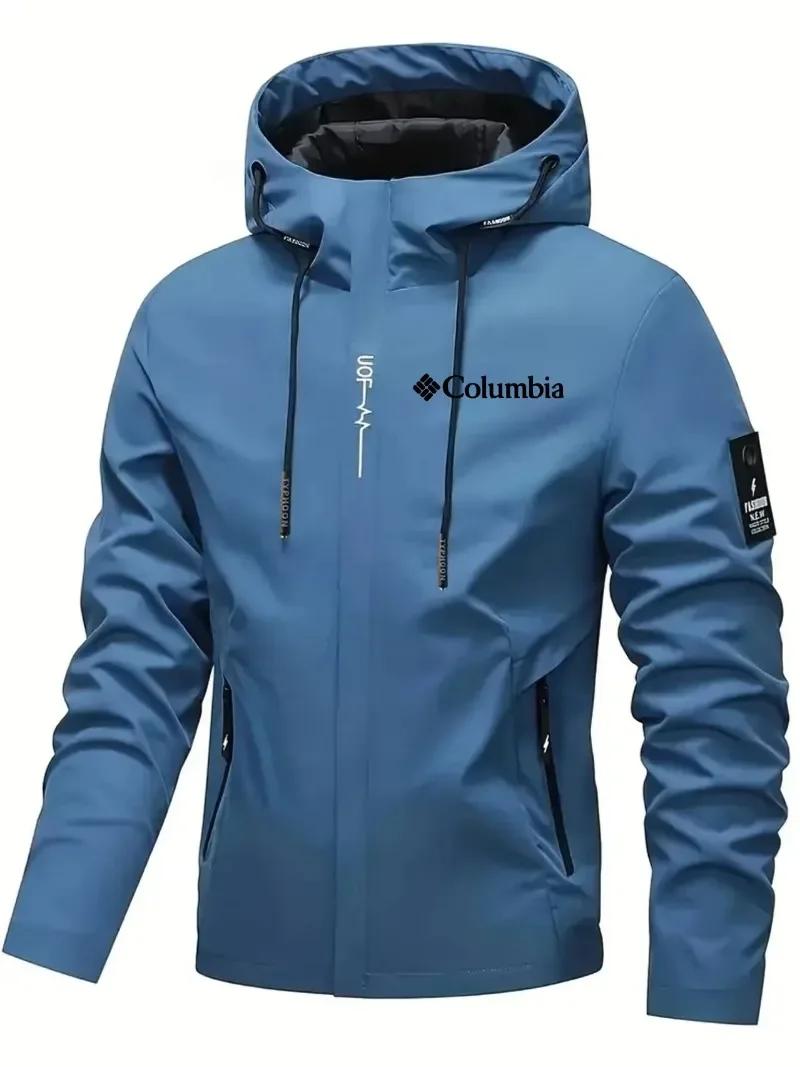 Veste de cyclisme imperméable et légère à capuche pour homme 2026 – Style urbain