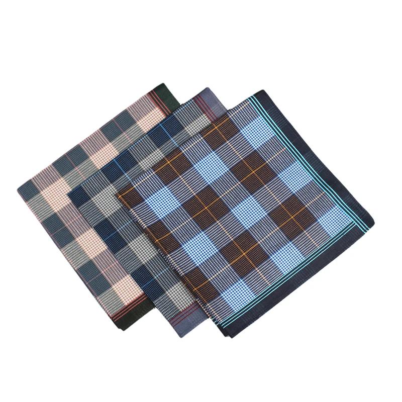 Mouchoir en tissu rayé pour hommes de 15